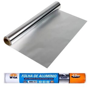 Rolo de Papel Alumínio 30 Cm x 7,5 Metros Wyda