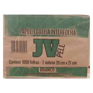 Papel Interfolhado 20X21 Branco C/1000Uni Jvpell
